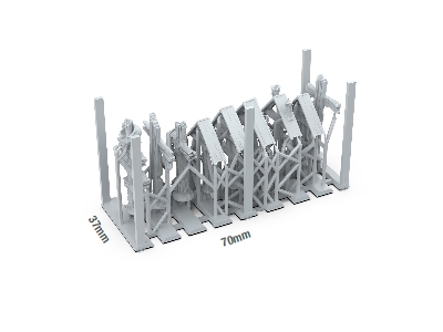 Wood Crosses (3d-printed / 9 Pcs) - zdjęcie 3