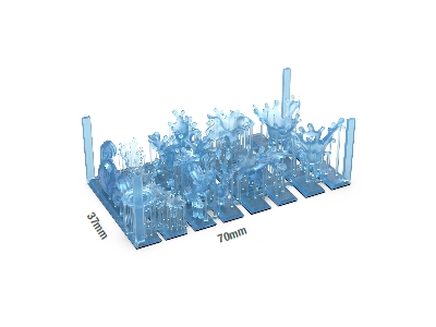 Water Fx (3d-printed / 17 Pcs) - zdjęcie 3