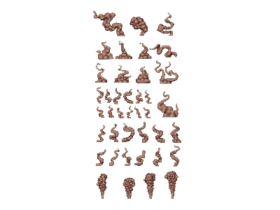 Smoke Fx (3d-printed / 40 Pcs) - zdjęcie 2