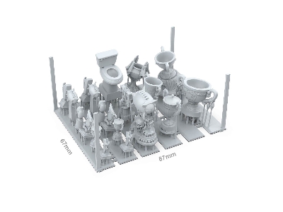 Fantasy Football Trophies (3d-printed / 20 Pcs) - zdjęcie 2