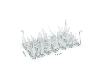 Sharp Crystals (3d-printed / 35 Pcs) - zdjęcie 1