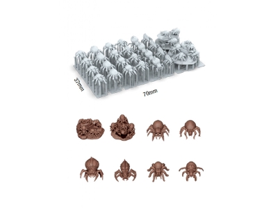 Spiders (26 Pcs / 3d-printed) - zdjęcie 1