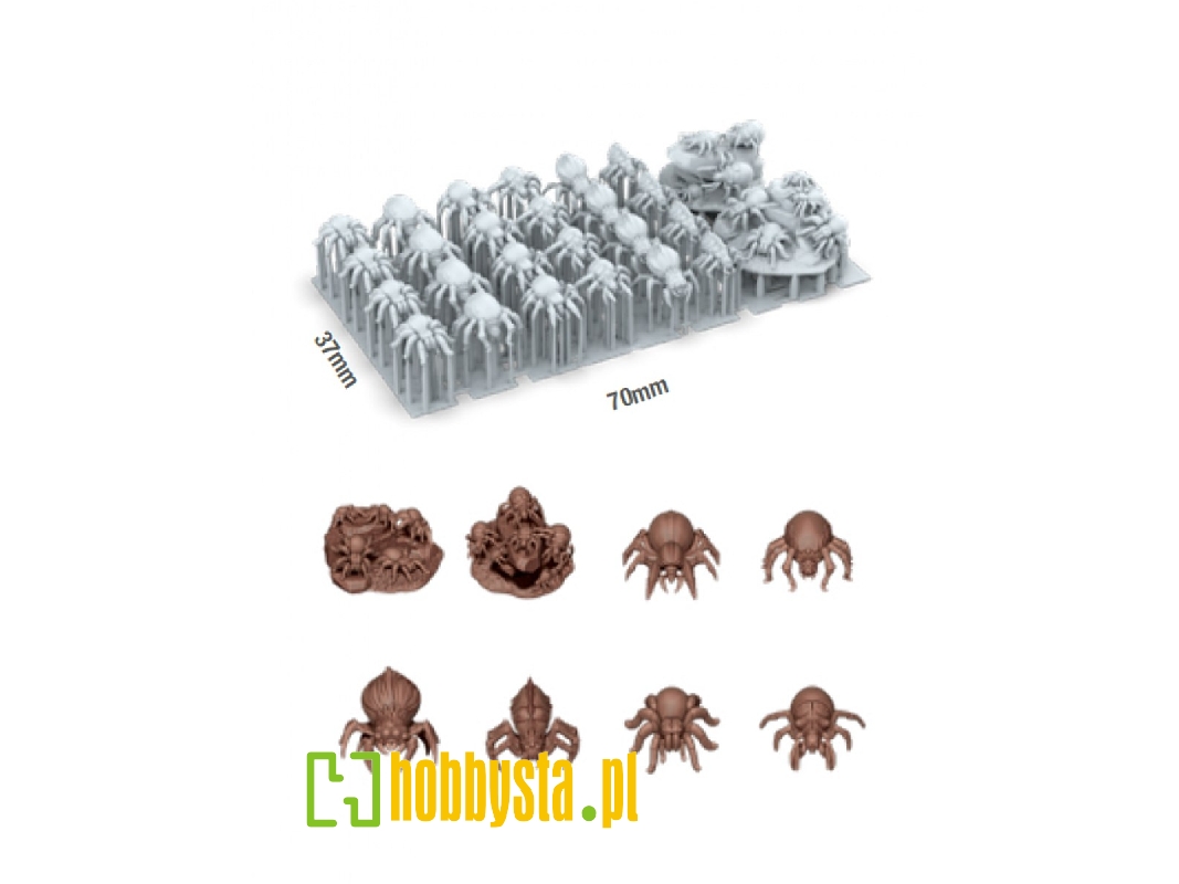 Spiders (26 Pcs / 3d-printed) - zdjęcie 1