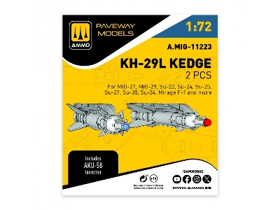 Kh-29l Kedge (2 Pcs / 3d-printed) - zdjęcie 1