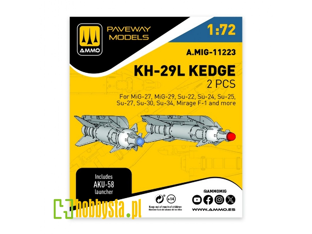 Kh-29l Kedge (2 Pcs / 3d-printed) - zdjęcie 1