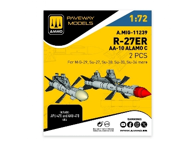 R-27er - Aa-10 Alamo C (2 Pcs / 3d-printed) - zdjęcie 1
