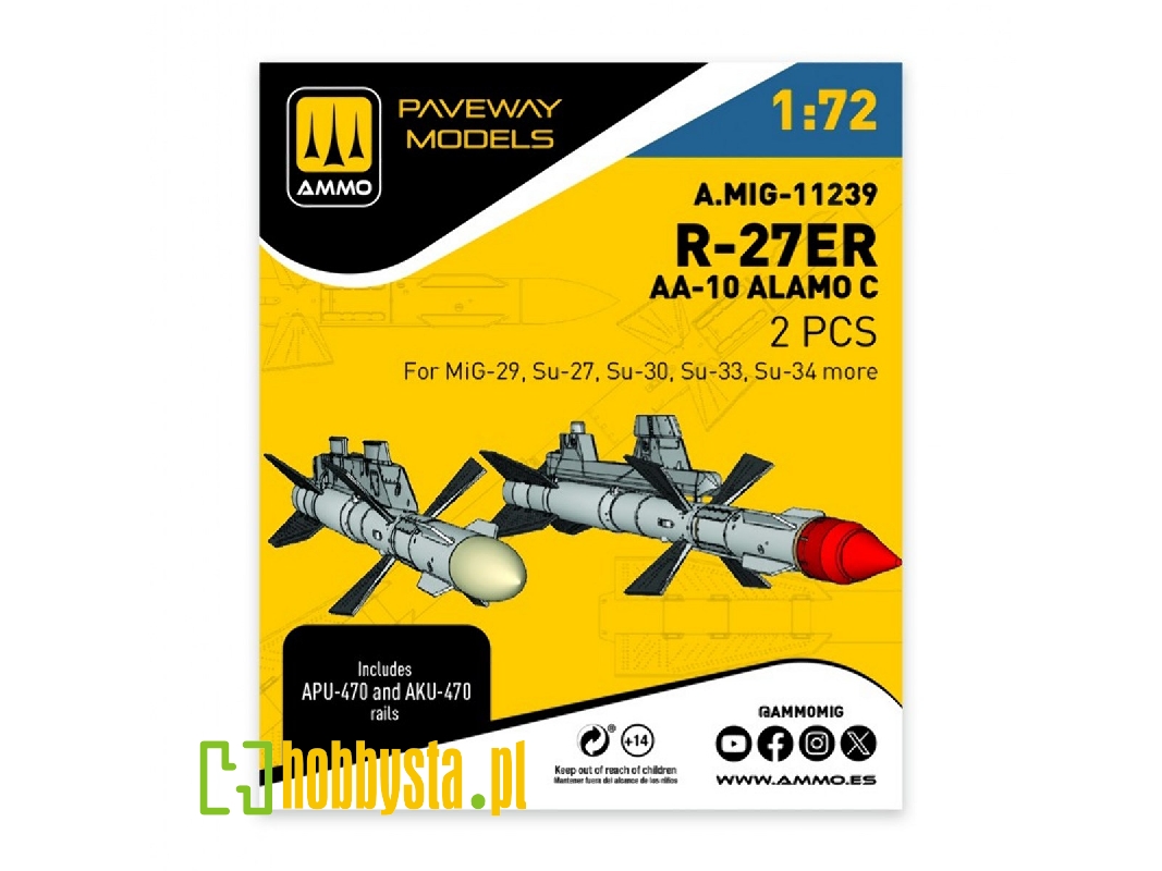 R-27er - Aa-10 Alamo C (2 Pcs / 3d-printed) - zdjęcie 1