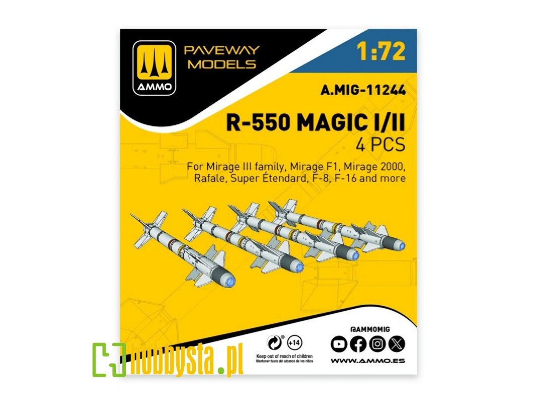 R-550 Magic I/Ii (4 Pcs / 3d-printed) - zdjęcie 1