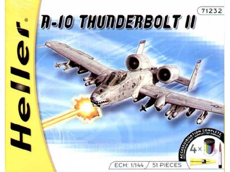 A-10 Thunderbolt II + farby, klej, pędzelek - zdjęcie 1 A-10 Thunderbolt II + farby, klej, pędzelek - zdjęcie 1