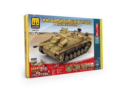 A.Mig-7737 Solution Box 35 - German Wwii Dunkelgelb Vehicles (Multilingual) - zdjęcie 1