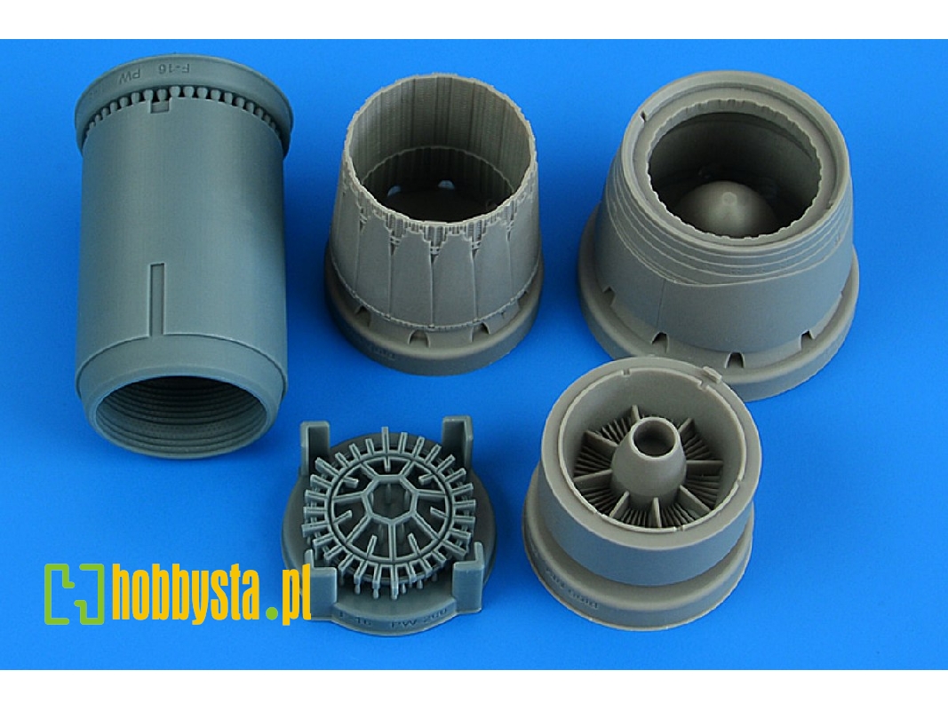 Lockheed Martin F-16 A/B Block 5/10/15 - Pw 200 Exhaust Nozzle (For Kinetic Gold Kits) - zdjęcie 1