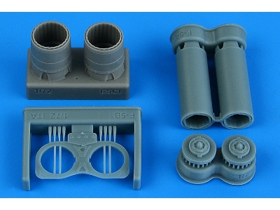 Northrop F-5 B Freedom Fighter - Exhaust Nozzles (For Italeri / Revell And Esci Kits) - zdjęcie 1