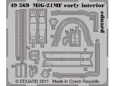  MiG 21MF interior 1/48 - Eduard - blaszki - zdjęcie 3