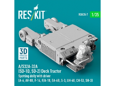 A/S32a-32a (Sd-1d, Sd-2) Deck Tractor Spotting Dolly With Driver - zdjęcie 2