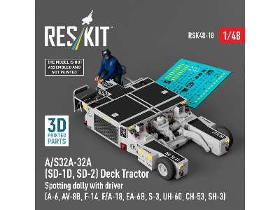 A/S32a-32a (Sd-1d, Sd-2) Deck Tractor Spotting Dolly With Driver - zdjęcie 1
