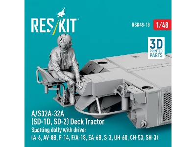 A/S32a-32a (Sd-1d, Sd-2) Deck Tractor Spotting Dolly With Driver - zdjęcie 3