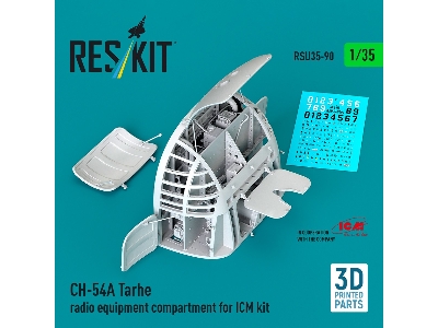 Sikorsky Ch-54a Tarhe - Radio Equipment Compartment (For Icm Kits / 3d-printed) - zdjęcie 1