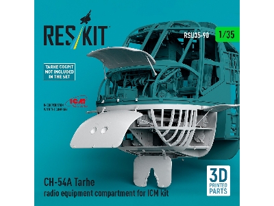 Sikorsky Ch-54a Tarhe - Radio Equipment Compartment (For Icm Kits / 3d-printed) - zdjęcie 2