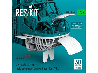 Sikorsky Ch-54a Tarhe - Radio Equipment Compartment (For Icm Kits / 3d-printed) - zdjęcie 3