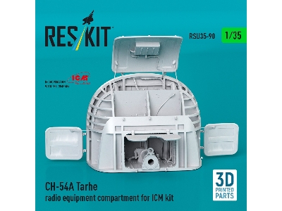 Sikorsky Ch-54a Tarhe - Radio Equipment Compartment (For Icm Kits / 3d-printed) - zdjęcie 4