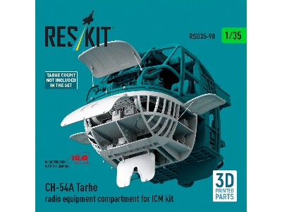 Sikorsky Ch-54a Tarhe - Radio Equipment Compartment (For Icm Kits / 3d-printed) - zdjęcie 5