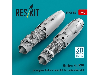 Horten Ho 229 - Jet Engines Junkers Jumo 004 (For Zoukei Mura Kits / 3d-printed) - zdjęcie 1