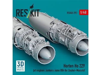 Horten Ho 229 - Jet Engines Junkers Jumo 004 (For Zoukei Mura Kits / 3d-printed) - zdjęcie 2