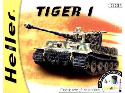 Tiger I + farby, klej, pędzelek - zdjęcie 1