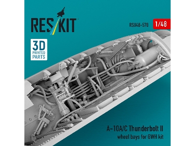 Fairchild A-10 A/C Thunderbolt Ii - Wheel Bays (For Gwh Kits / 3d-printed) - zdjęcie 3