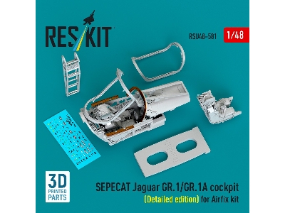 Sepecat Jaguar Gr.1 / Gr.1 A - Cockpit / Detailed Edition (For Airfix Kits / 3d-printed) - zdjęcie 2