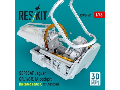 Sepecat Jaguar Gr.1 / Gr.1 A - Cockpit / Detailed Edition (For Airfix Kits / 3d-printed) - zdjęcie 3