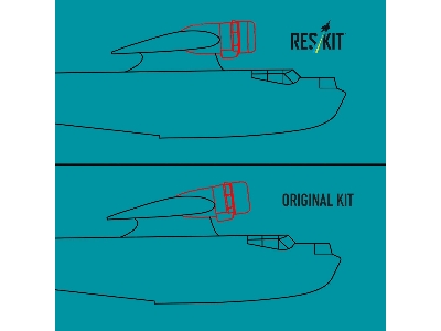 Consolidated Pby-5 / 5a / Oa-10a Catalina - Corrected Rear Part Of Engine Nacelles (For Revell / Monogram And Eduard Kits / 3d-p