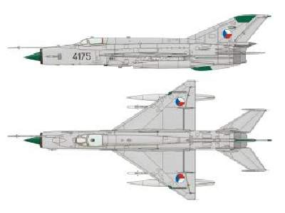  MiG-21MFN 1/144 - zestaw 2 modele - zdjęcie 1