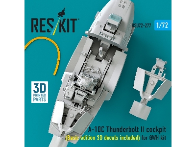 Fairchild A-10 C Thunderbolt Ii - Cockpit / Basic Edition - 3d Decals Included (For Gwh Kits / 3d-printed) - zdjęcie 2