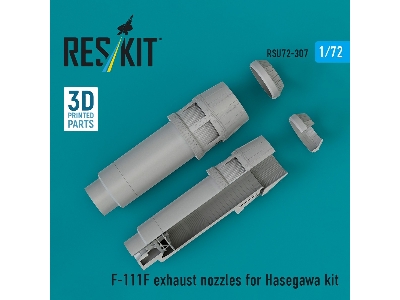 General Dynamics F-111 F - Exhaust Nozzles (For Hasegawa Kits / 3d-printed) - zdjęcie 2
