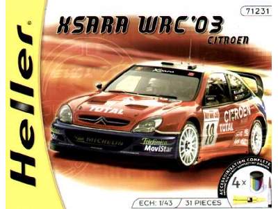 CITROEN Xsara WRC '03 + farby, klej, pędzelek - zdjęcie 1