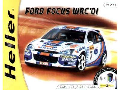 FORD FOCUS WRC '01 + farby, klej, pędzelek - zdjęcie 1