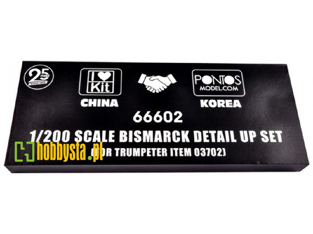 Bismarck Detail set for Trumpeter  03702 1/200 - zdjęcie 1