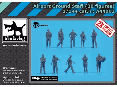 Airport Ground Staff (20 Figures / 3d-printed) - zdjęcie 1