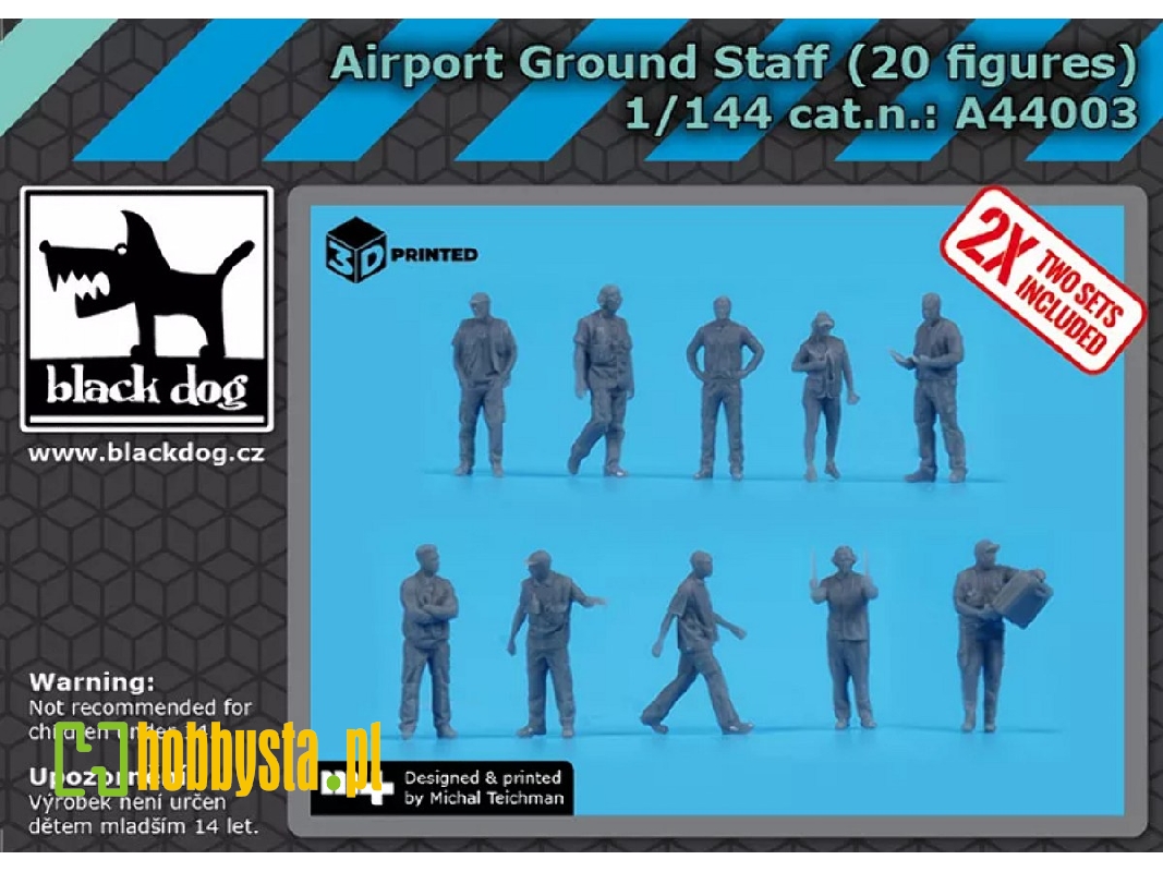 Airport Ground Staff (20 Figures / 3d-printed) - zdjęcie 1