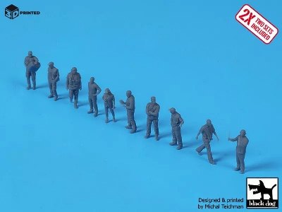 Airport Ground Staff (20 Figures / 3d-printed) - zdjęcie 4