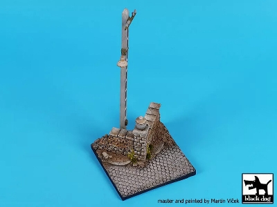 Base With Telegraph Pole (100 X 100 Mm) - zdjęcie 1