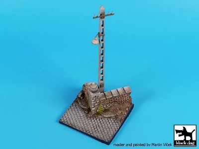 Base With Telegraph Pole (100 X 100 Mm) - zdjęcie 2
