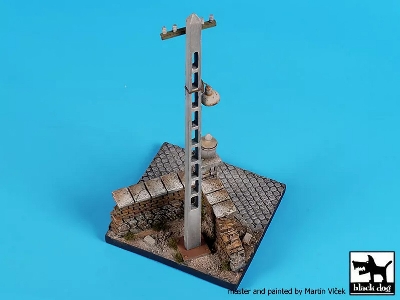 Base With Telegraph Pole (100 X 100 Mm) - zdjęcie 3