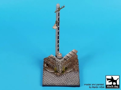 Base With Telegraph Pole (100 X 100 Mm) - zdjęcie 5