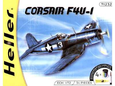 CORSAIR F4UI + farby, klej, pędzelek - zdjęcie 1