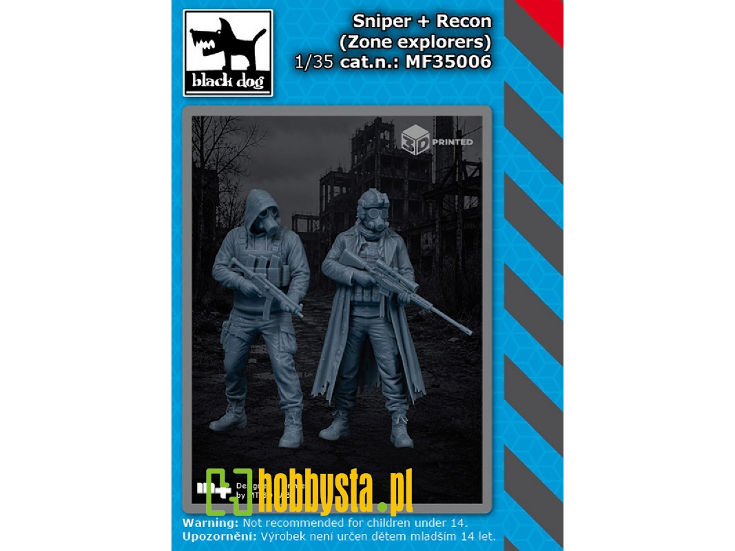 Sniper And Recon - Zone Explorers (2 Figures / 3d-printed) - zdjęcie 1