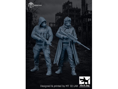 Sniper And Recon - Zone Explorers (2 Figures / 3d-printed) - zdjęcie 2