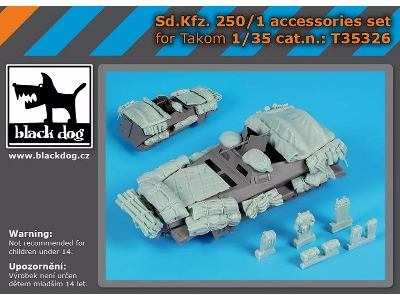 Sd.Kfz. 250/1 - Accessories Set (For Takom Kits) - zdjęcie 1