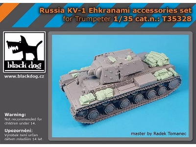 Russian Kv-1 Ehkranami - Accessories Set (For Trumpeter Kits) - zdjęcie 1